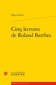 Paperback Cinq Lectures de Roland Barthes [French] Book