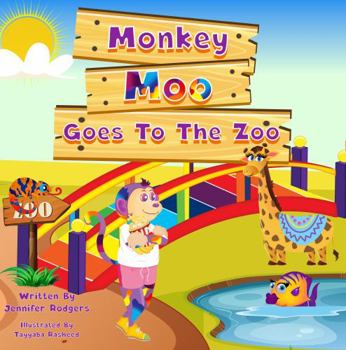 Paperback Monkey Moo Goes To The Zoo Book