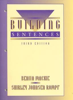 Paperback Building Sentences Book