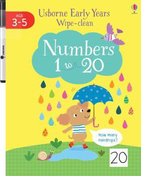 Paperback Wipe-Clean Numbers 1-20 Book
