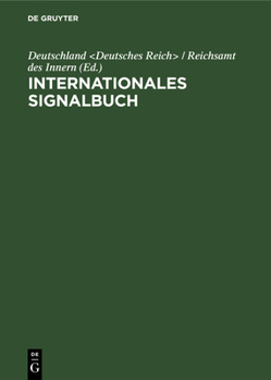 Hardcover Internationales Signalbuch [German] Book