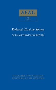 Hardcover Diderot's 'Essai Sur Sénèque' Book