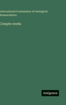 Hardcover Compte rendu [French] Book