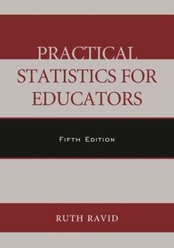 Paperback Practical Statistics for Educators Book