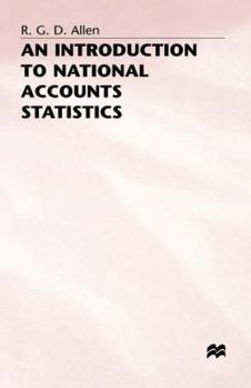 Hardcover An Introduction to National Accounts Statistics Book