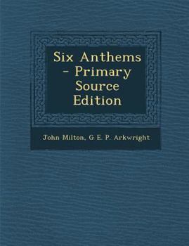 Paperback Six Anthems Book