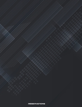 Reservations: Reservation Book for restaurants, bistros and hotels | 370 pages - 1 day=1 page | The appointment calendar for your reservations in ... insensitive cover | Cover Design - Abstract