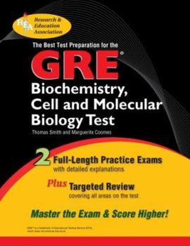 Paperback GRE Biochemistry, Cell and Molecular Biology Test: The Best Test Preparation Book