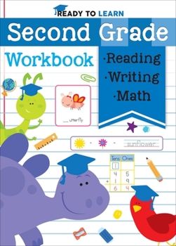 Paperback Ready to Learn: Second Grade Workbook: Phonics, Sight Words, Multiplication, Division, Money, and More! Book