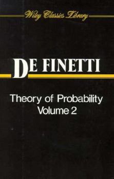 Paperback Theory of Probability: A Critical Introductory Treatment, Volume 2 (Wiley Classics Library) Book