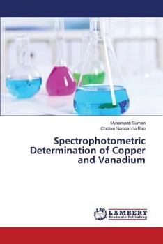 Paperback Spectrophotometric Determination of Copper and Vanadium Book