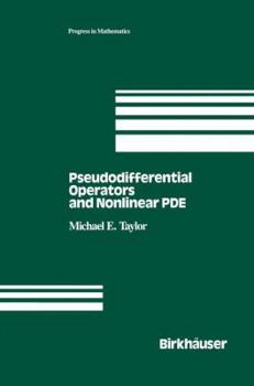Paperback Pseudodifferential Operators and Nonlinear Pde Book