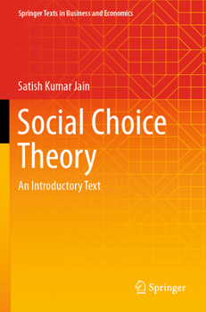 Paperback Social Choice Theory: An Introductory Text Book