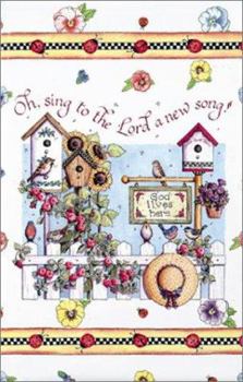 Hardcover Personal Journal, Sing to the Lord: 128 Lightly Ruled Pages, Scripture Verse Printed on Every Page. Book
