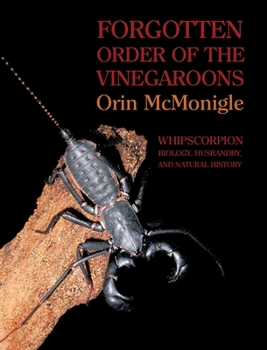 Hardcover Forgotten Order of the Vinegaroons: Whipscorpion Biology, Husbandry, and Natural History Book