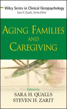 Hardcover Aging Families and Caregiving Book