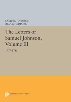 Paperback The Letters of Samuel Johnson, Volume III: 1777-1781 Book