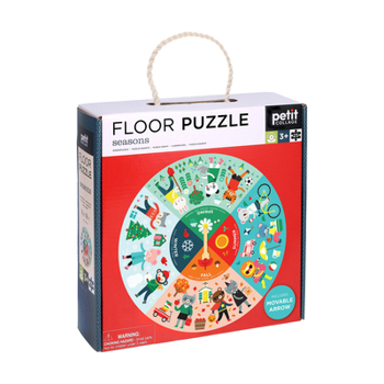 Hardcover Seasons Floor Puzzle Book