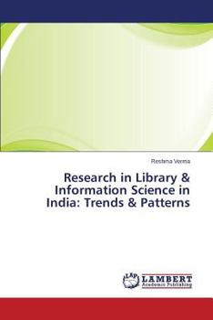 Paperback Research in Library & Information Science in India: Trends & Patterns Book