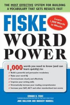 Paperback Fiske WordPower: The Exclusive System to Learn, Not Just Memorize, Essential Words Book