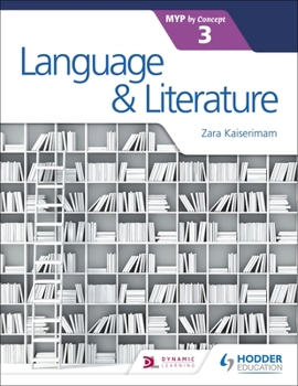 Paperback Language and Literature for the Ib Myp 3: Hodder Education Group Book