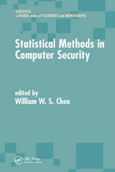Paperback Statistical Methods in Computer Security Book