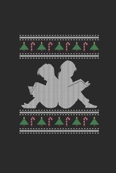 Ugly Christmas Reading: Dotted Bullet Notebook (6" x 9" - 120 pages) ~ Christmas Themed Notebook for Daily Journal, Diary, and Gift