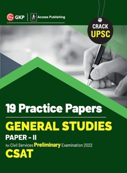 Paperback Upsc 2022: General Studies Paper II CSAT: 19 Practice Papers by GKP/Access Book