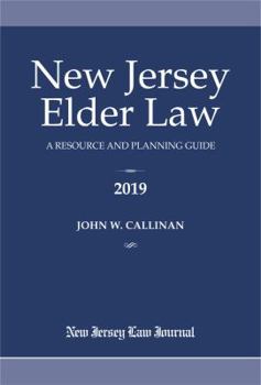 Paperback New Jersey Elder Law 2019 Book