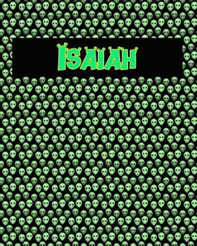 Paperback 120 Page Handwriting Practice Book with Green Alien Cover Isaiah: Primary Grades Handwriting Book