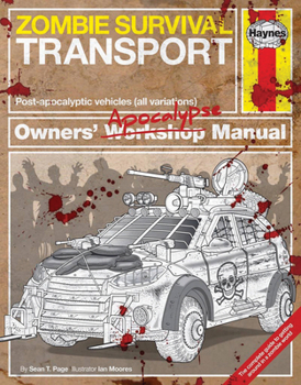 Hardcover Zombie Survival Transport Manual Book