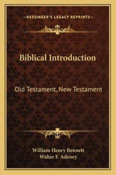 Paperback Biblical Introduction: Old Testament, New Testament Book