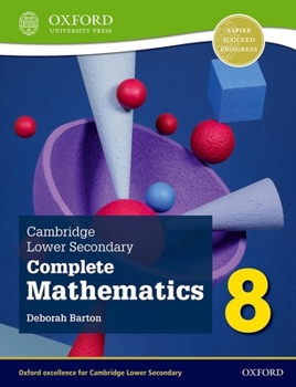 Hardcover Cambridge Lower Secondary Complete Mathematics 8 Student Book 2nd Edition Set Book