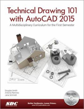 Hardcover Technical Drawing 101 and AutoCAD 2015 Book