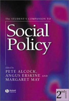 Paperback The Student's Companion to Social Policy Book