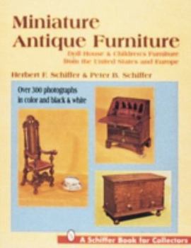 Hardcover Miniature Antique Furniture Book