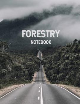 Paperback Forestry Notebook: 8.5 X 11, 120 Page Ruled College Notebook Book