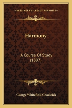 Paperback Harmony: A Course Of Study (1897) Book