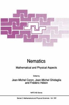 Hardcover Nematics: Mathematical and Physical Aspects Book