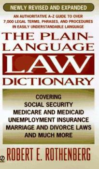 Mass Market Paperback Plain Language Law Dictionary: Revised Edition Book
