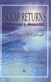 Paperback Solar Returns Formulas & Analyses Book