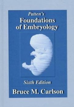 Hardcover Foundations of Embryology Book