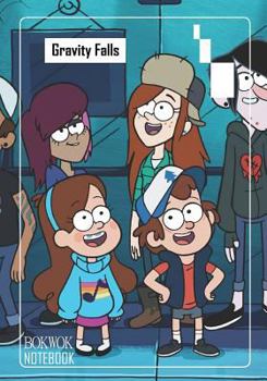 Notebook: Gravity Falls Medium College Ruled Notebook 129 pages Lined 7 x 10 in (17.78 x 25.4 cm)
