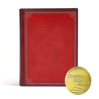 Imitation Leather CSB Ancient Faith Study Bible, Crimson Leathertouch-Over-Board: Black Letter, Church Fathers, Study Notes and Commentary, Ribbon Marker, Sewn Binding, Book