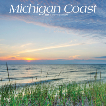Calendar Michigan Coast 2024 Square Book