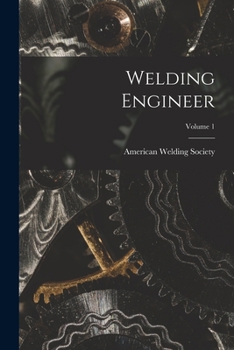Paperback Welding Engineer; Volume 1 Book