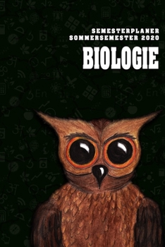 Terminplaner für Studenten - Biologie: Organizer für das Studium. Taschenkalender, Planer, Wochenkalender, Klausurtermine, Vorlesungsplaner, Studiumplaner. (German Edition)