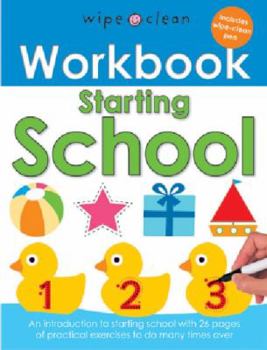 Paperback Starting School: Wipe Clean Workbooks Book