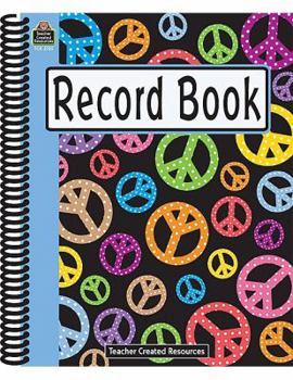 Spiral-bound Peace Signs Record Book