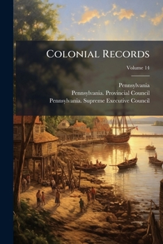 Paperback Colonial Records; Volume 14 Book